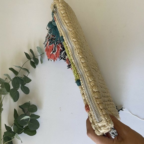 Cleobella Domino Tassel Clutch Purse Bag - Picture 5 of 8